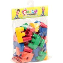 Brinquedo Para Montar Conectando Formas 40 Peças Brinquedo Para Montar Conectando Formas 40 Peças