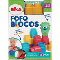 Brinquedo para Montar Fofo Blocos 15 Pecas Brinquedo para Montar Fofo Blocos 15 Pecas