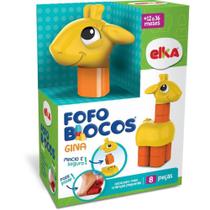 Brinquedo para montar fofo blocos gina 8 pecas - ELKA