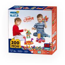 Brinquedo para Montar Mais Blocolandia CLICK 200PCS Brinquedo para Montar Mais Blocolandia CLICK 200PCS