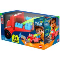 Brinquedo para Montar Megatruck Aventura CLICK com 45 Peças e Acessórios