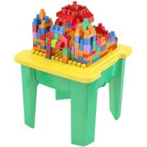 Brinquedo para Montar Mesa Monta Mais Blocoland 220 Brinquedo para Montar Mesa Monta Mais Blocoland 220