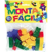 Brinquedo Para Montar Monta Facil 20 Pecas