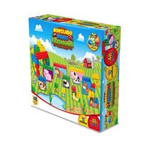 Brinquedo Para Montar Montando Minha Fazendinha 48Pc