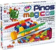 Brinquedo Para Montar Pinos Magicos 170 Pecas Elka Brinquedo Para Montar Pinos Magicos 170 Pecas Elka