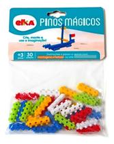 Brinquedo Para Montar Pinos Magicos 30 Pecas - Elka 60 Brinquedo Para Montar Pinos Magicos 30 Pecas - Elka 60