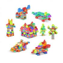 Brinquedo Para Montar Sacola Construção Click 440 Peças