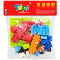 Brinquedo para Montar Topi Cardoso TOYS com Base 39 Peças e 130 Peças