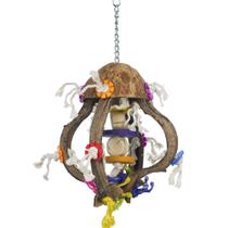 Brinquedo para pássaros PH Prevue Hendryx Jellyfish de algodão multicolorido