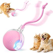 Brinquedo para Pets SilveWillo Bola Automática Rolante Rosa