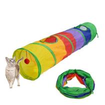 Brinquedo Para Pets Túnel Labirinto Para Gatos Colorido - PetLon