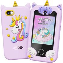 Brinquedo para smartphone UCIDCI para meninas de 3 a 7 anos com câmera dupla Brinquedo para smartphone UCIDCI para meninas de 3 a 7 anos com câmera dupla