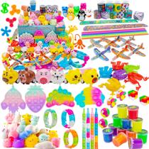 Brinquedo Party Favors DQStar Treasure Box Prizes Kids 75 unidades