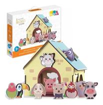 Brinquedo Passa Figuras Animais Da Fazendinha Babebi - 6023 Brinquedo Passa Figuras Animais Da Fazendinha Babebi - 6023