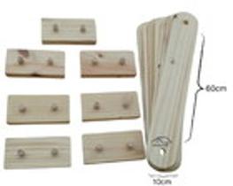 Brinquedo Passarela de Equilíbrio com 7 Traves