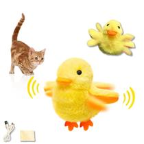 Brinquedo Passarinho Flapping Bird com Catnip - Amarelo - Estimula o Gato