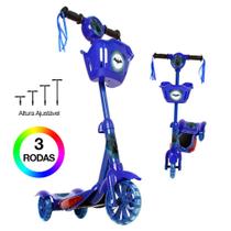 Brinquedo Patinete Infantil Batman 3 Rodas c Luz E Som. Brinquedo Patinete Infantil Batman 3 Rodas c Luz E Som.