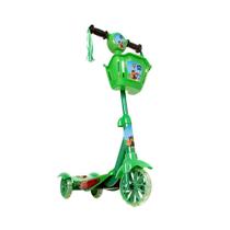 Brinquedo Patinete Infantil Patrulha Canina 3 Rodas Com Luz E Som E Cestinha Verde Art Brink Brinquedo Patinete Infantil Patrulha Canina 3 Rodas Com Luz E Som E Cestinha Verde Art Brink