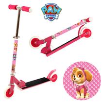 Brinquedo Patinete Skye Infantil Menina 2 Rodas Rosa