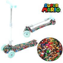 Brinquedo Patinete Super Mario de Menino 3 Rodas