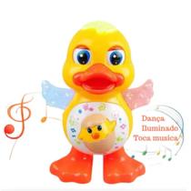 Brinquedo Pato Dançarino Com Som , Luz Anda, Mexe Infantil