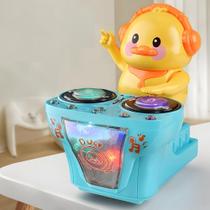 Brinquedo Pato DJ Movimento Com LED E Música 6622B