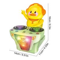 Brinquedo Pato DJ Movimento Com LED E Música 6622B Brinquedo Pato DJ Movimento Com LED E Música 6622B