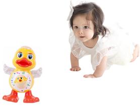 Brinquedo Pato Patinho Dançante Musical Dança, Anda, Mexe, com Luz E Som Brinquedo Pato Patinho Dançante Musical Dança, Anda, Mexe, com Luz E Som