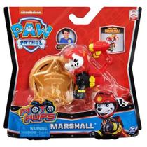 Brinquedo Patrulha Canina Figura Hero Moto Pups Marshall