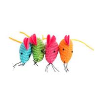 Brinquedo Pawise Ratinho Caddice Mice para Gatos - Cores Sortidas