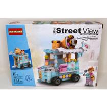 Brinquedo peças blocos de montar sorveteria pedagogico enfeite decoração