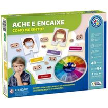 Brinquedo Pedagogico ACHE e Encaixe Como ME Sinto - Pais e Filhos