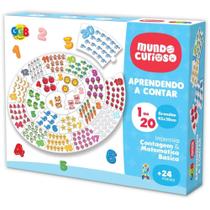Brinquedo Pedagógico Aprendendo a Contar de 1 AO 20