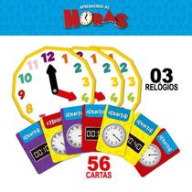 Brinquedo pedagogico aprendendo as horas pais e filhos