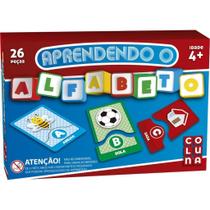 Brinquedo Pedagógico Aprendendo O Alfabeto 26 Peças - Coluna Brinquedo Pedagógico Aprendendo O Alfabeto 26 Peças - Coluna