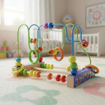 Brinquedo Pedagógico Aramado Disney Grande Montanha Russa Educativo Colorido Método Montessori