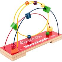 Brinquedo pedagogico aramado entrelacado 11pecas