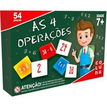 Brinquedo Pedagogico as 4 Operacoes 54 Pecas