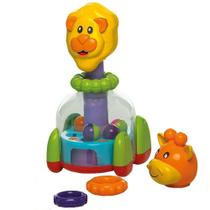 Brinquedo Pedagógico Baby Mix Tateti Leão ou Girafa com Acessórios