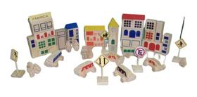 Brinquedo Pedagógico Blocos Construindo Cidades 85 Peças