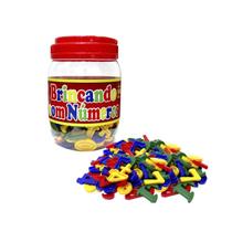 Brinquedo Pedágógico Brincando C/ Números 168 Pais E Filhos