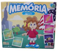 Brinquedo Pedagógico Brincando com a Memória Inglês ABC Brinquedos (SKU 6431)