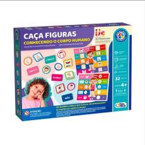 Brinquedo Pedagógico CAÇA-FIGURA Corpo Humano com 32 Peças