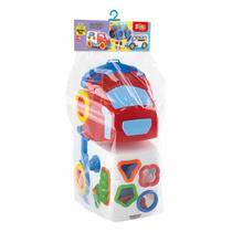 Brinquedo Pedagogico Caminhão Atividades Com Blocos Para Bebes - Samba Toys Brinquedo Pedagogico Caminhão Atividades Com Blocos Para Bebes - Samba Toys