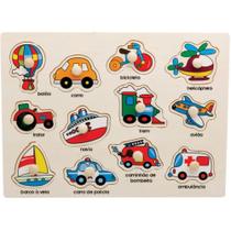 Brinquedo Pedagógico de Madeira Encaixe Divertido com Pinos 2 Brinquedo Pedagógico de Madeira Encaixe Divertido com Pinos 2