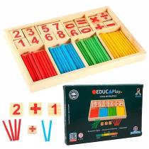 Brinquedo Pedagógico Educa Play Caixa Matemática Inclusiva Para Crianças Com Autismo Polibrinq