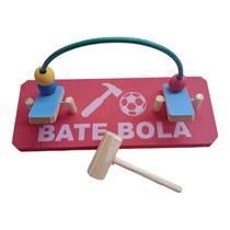 Brinquedo Pedagógico Educativo Em Madeira Bate Bola