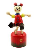 Brinquedo Pedagógico Educativo Em Madeira Fantoche Retrô