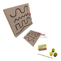 Brinquedo Pedagógico Educativo Em Madeira Kit Pintura Em MDF Cru - Escolha o Seu