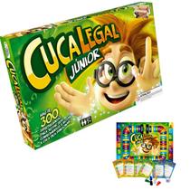 Brinquedo Pedagógico Educativo Jogo De Tabuleiro Cuca legal Júnior Com 336 Perguntas